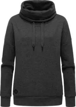 Толстовка Ragwear "Julissa", модный свитер с длинными рукавами и воротником-стойкой, серый