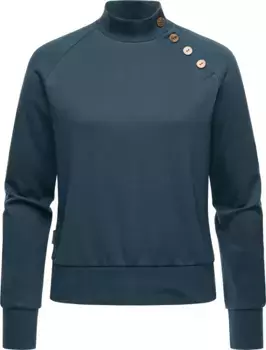 Толстовка Ragwear "Majjorka Solid", женская рубашка с длинными рукавами, ребристыми манжетами и декоративными пуговицами, цвет Petrol