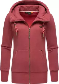 Толстовка Ragwear "Neska Zip", спортивная женская толстовка с капюшоном, красный