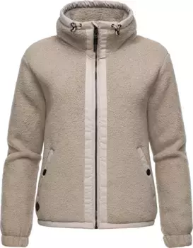 Толстовка Ragwear "Nordicka", спортивная куртка с капюшоном и элементами из искусственной кожи, цвет Bone