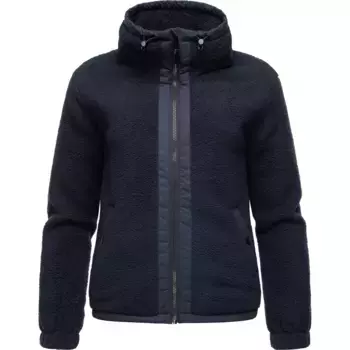 Толстовка Ragwear "Nordicka", спортивная куртка с капюшоном и элементами из искусственной кожи, синий