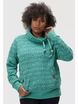 Толстовка ragwear Rollkragenpullover Rylie Print Plus, мятный
