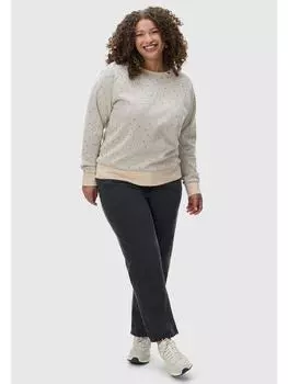 Толстовка ragwear Rundhalspullover Johanka Triangles Plus, бежевый