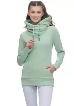 Толстовка Ragwear с капюшоном "GRIPY" с высоким шалевым воротником и капюшоном, зеленый