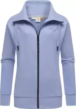 Толстовка Ragwear "Shocky", спортивная женская толстовка на молнии со шнурками, синий