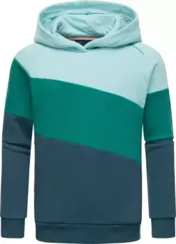Толстовка Ragwear "Вендулка", толстовка для девочек в современном цветовом сочетании, голубой