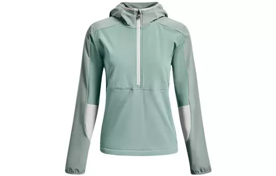Толстовка Rain женская зеленая Under Armour