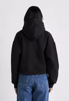 Толстовка RAISED EMBROIDERY HOODIE Calvin Klein Jeans, черный