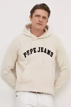 Толстовка Rane из хлопка Pepe Jeans, бежевый
