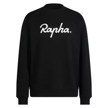 Толстовка Rapha Heavyweight Cotton Large Logo, черный