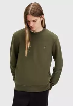 Толстовка RAVEN CREW AllSaints, зеленый