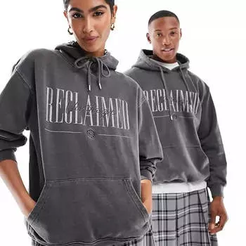 Толстовка Reclaimed Vintage, темно-серый