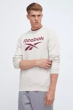 Толстовка Reebok, бежевый