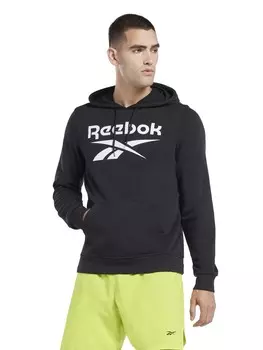 Толстовка Reebok Identity French Terry Vector Pullover, черный
