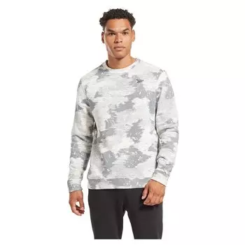 Толстовка Reebok Identity Modern Camo Fleece Crew, серый