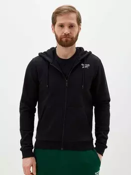 Толстовка Reebok RI LEFT CHEST LOGO FZ, черный