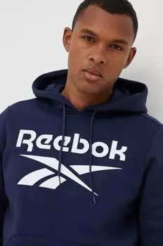 Толстовка Reebok, темно-синий