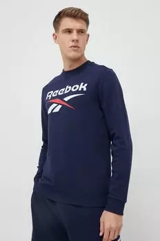Толстовка Reebok, темно-синий