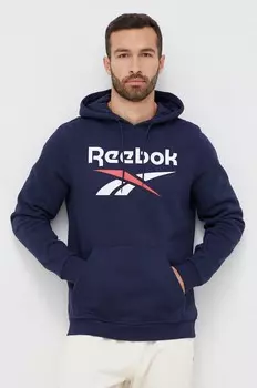 Толстовка Reebok, темно-синий
