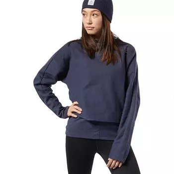 Толстовка Reebok Training Essentials Twill Cowl, синий