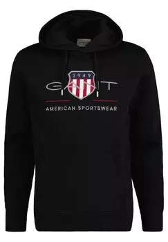 Толстовка REG ARCHIVE SHIELD GANT, черный