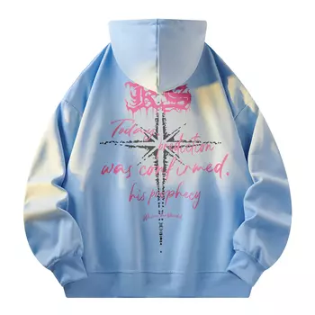 Толстовка Regular Edition унисекс KS, Carolina Blue Pink