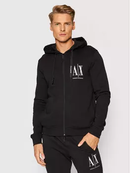 Толстовка regular fit Armani Exchange, черный