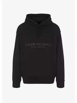 Толстовка regular fit Armani Exchange, черный