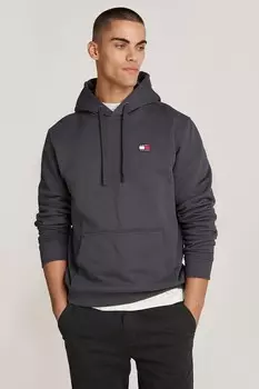 Толстовка Regular fit badge Tommy Jeans, серый