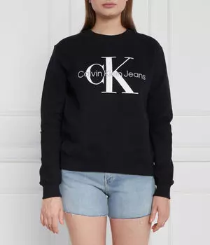 Толстовка Regular Fit Calvin Klein Jeans, черный
