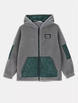 Толстовка regular fit Coccodrillo, серый