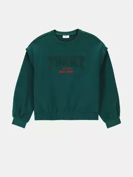 Толстовка regular fit Coccodrillo, зеленый