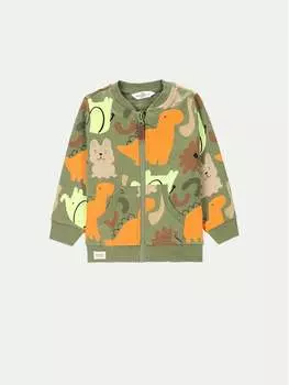 Толстовка regular fit Coccodrillo, зеленый