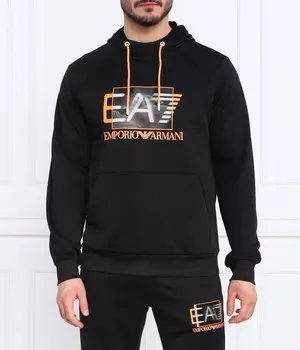 Толстовка Regular Fit Ea7, черный