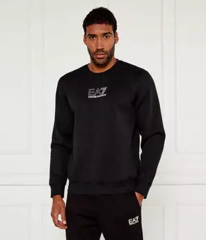 Толстовка Regular fit Ea7, черный