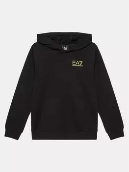 Толстовка regular fit Ea7 Emporio Armani, черный