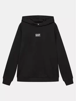 Толстовка regular fit Ea7 Emporio Armani, черный