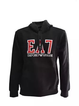 Толстовка regular fit Ea7 Emporio Armani, черный
