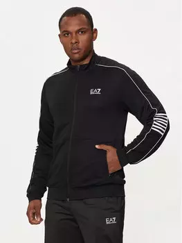 Толстовка regular fit Ea7 Emporio Armani, черный