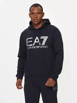 Толстовка regular fit Ea7 Emporio Armani, синий