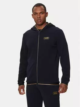 Толстовка regular fit Ea7 Emporio Armani, синий