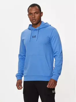 Толстовка regular fit Ea7 Emporio Armani, синий