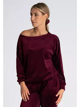 Толстовка regular fit Figlfigl, бургундия