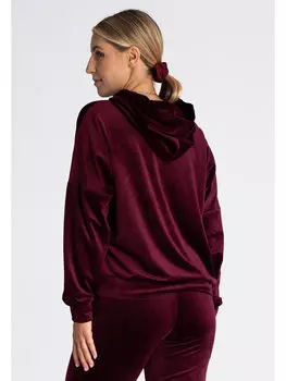 Толстовка regular fit Figlfigl, бургундия