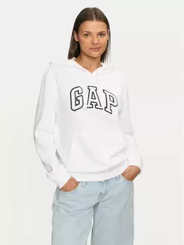 Толстовка regular fit Gap, белый