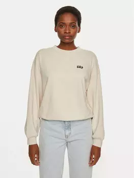 Толстовка regular fit Gap, бежевый