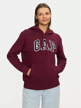 Толстовка regular fit Gap, бургундия