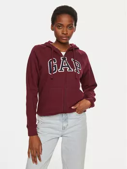 Толстовка regular fit Gap, бургундия