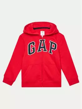 Толстовка regular fit Gap, красный