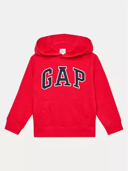 Толстовка regular fit Gap, красный